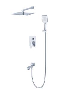 Душевой комплект Wonzon & Woghand WW-88939072-CR встраиваемый, хром