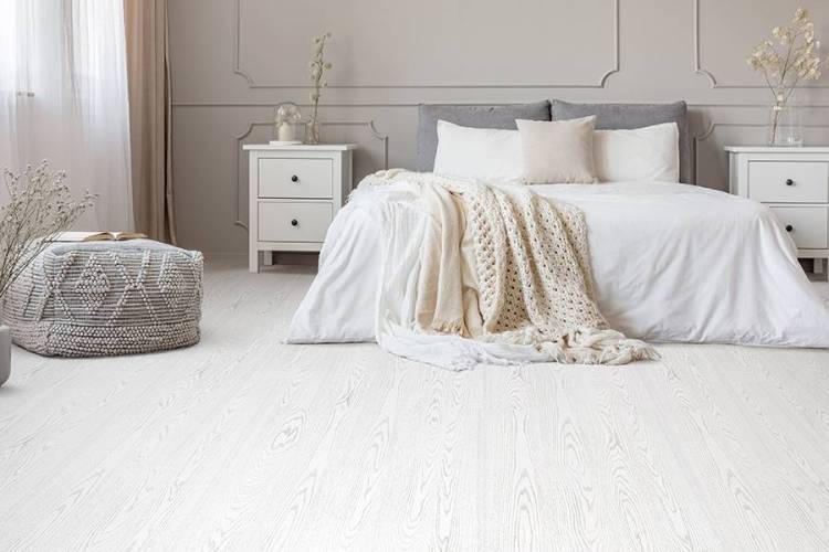 Пробковое покрытие Corkstyle Wood XL Oak White Замковое 1235x200x10
