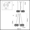 Люстра Odeon Light Troni 5041/60L фото 3