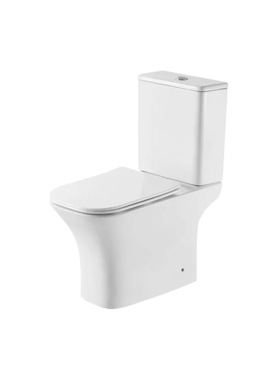 Унитаз-компакт Grossman Classic GR-4464SQ-K26 безободковый, сиденье микролифт, смыв торнадо, белый