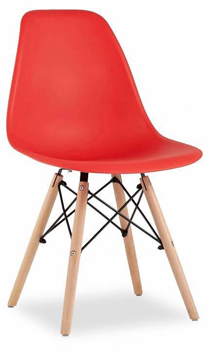 Набор из 4 стульев Stool Group Eames Y801 red X4