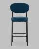 Стул полубарный Stool Group Бриф DD AV 477-C78-9005 (PP) синий, велюр фото 3