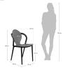 Набор из 4 стульев Bradex Home Spoon FR 0195K горчичный фото 6