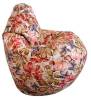 Кресло-мешок Dreambag Цветы 5037221 велюр XL