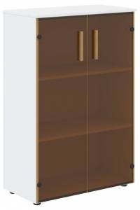 Тумба-витрина Skyland Forta 00-07088260 Прозрачное/Белый премиум
