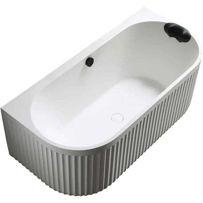 Ванна из искусственного камня Abber Leipzig AM9916 170x80 белая матовая