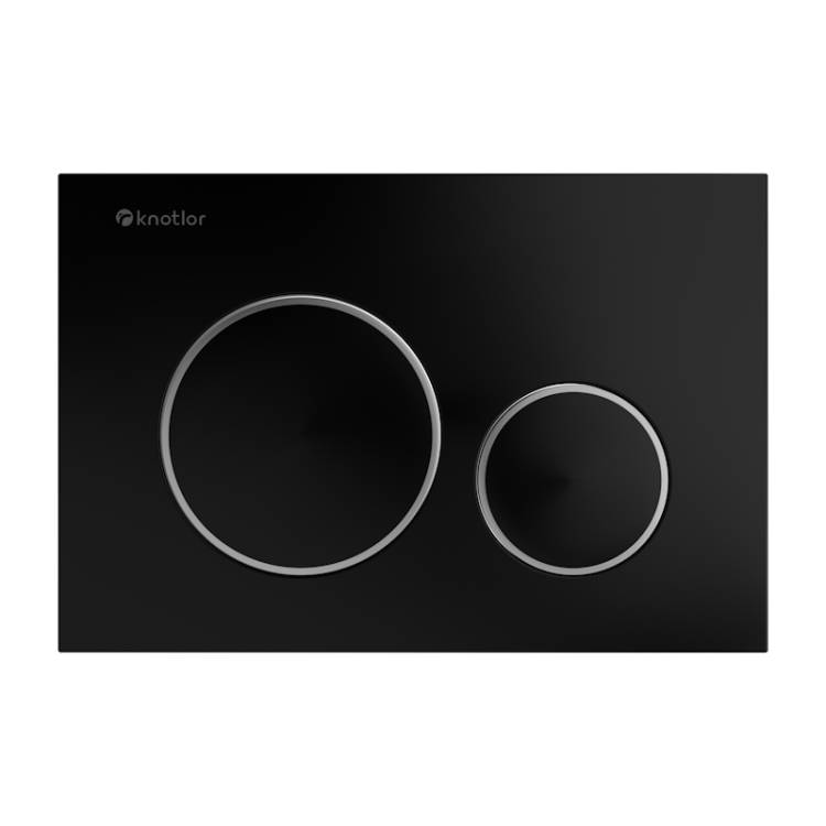 Кнопка смыва Knotlor Sphere Premium BIS104BLC черный