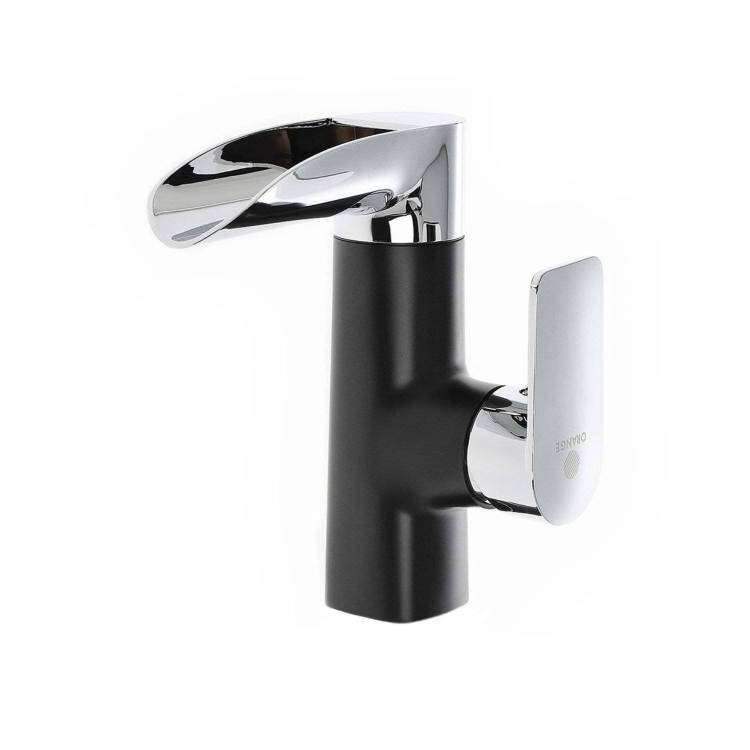 Смеситель для раковины OneLife P08-921B черный, хром