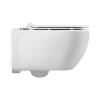 Унитаз подвесной CHARUS Torre Bianca EWC700-125W Skandenborg Rimless, сиденье микролифт фото 2