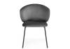 Стул на металлокаркасе Woodville Рикко 674674 темно-серый (H-15) / черный фото 2