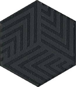 Декор Kerama Marazzi Агуста OS\B241\63001 черный 6x5.2