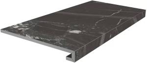 Ступень Kerama Marazzi Риальто SG850790R/GCF клееная чёрный матовый 33x80x0.9