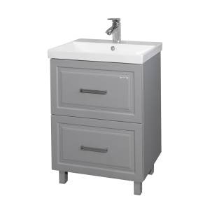 Тумба с раковиной Comforty Бросно 60Н2 00-00021588CF альпийский иней
