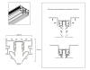Шинопровод магнитный встраиваемый Ambrella light Track System GL1945 2м фото 5