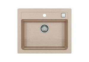 Мойка кухонная Alveus Granital Atrox 30 1131993 Terra - G22 с сифоном, 59x50
