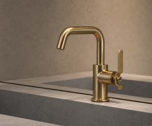 Смеситель для раковины Bronze de Luxe 1760's Loft 1178CG золотой