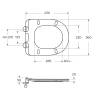 Унитаз подвесной BelBagno Uno BB7306CHR/SC безободковый, с сиденьем микролифт, белый фото 9