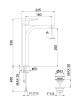 Смеситель для раковины Fiore Kevon Black Matt 81NN8119 черный фото 3