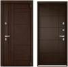 Входная стальная дверь Torex SNEGIR ARCTIC PP 3327000 ФМ Черное дерево/ПВХ Дуб коньяк 2000x880