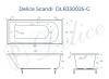 Ванна из искусственного камня Delice Scandi DLR330025-G 170x70, белая глянцевая, без ножек фото 10