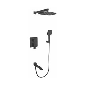 Душевая система Rose R1535H встраиваемая, черный