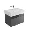 Тумба под раковину Kerama Marazzi Logica LOG.70.2\ST стальной серый, 70 см фото 2