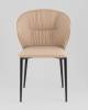 Стул Stool Group Deia DC1151P S301-85 bl.l кремовый черные ножки, экокожа фото 3