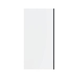 Шторка на ванну Watersense Paula W00213 профиль черный матовый, стекло прозрачное, 70x140