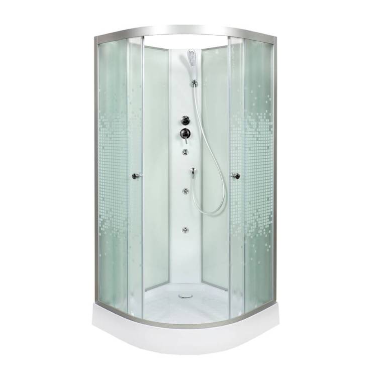 Душевая кабина AvaCan L909NGM с гидромассажем, 90x90x200