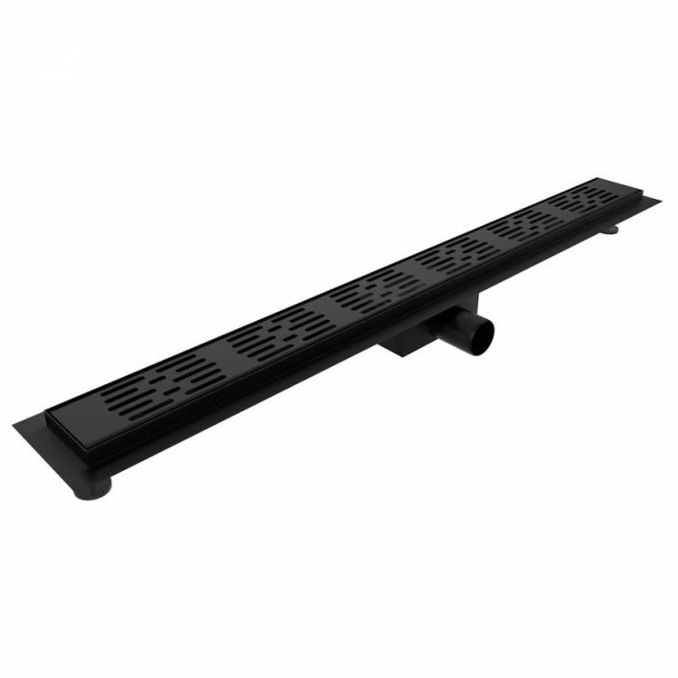 Душевой трап Watersense Jessie W00455 черный, 10x80