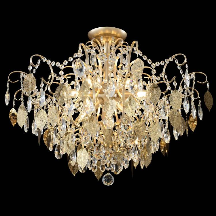 Светильник потолочный Crystal Lux Esmiralda ESMIRALDA PL9 GOLD