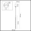 Подвесной светодиодный светильник Odeon Light Sparky 4370/5L фото 4