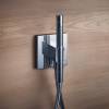 Шланговое подключение Axor Urquiola 11626000 с держателем для душа, хром фото 3