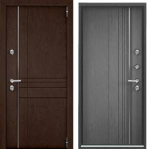 Входная стальная дверь Torex SNEGIR PRO PP 2746914 ФМ Черное дерево/ФМ Серое дерево 2000x880