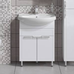 Тумба с раковиной Alavann Vittoria 65 белая