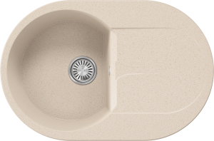 Кухонная мойка Polygran Atol ATOL-760 854857 Кремовый 50x76