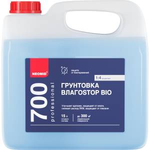 Грунтовка Neomid ВлагоStop Bio 700 концентрат 1:4 3 л