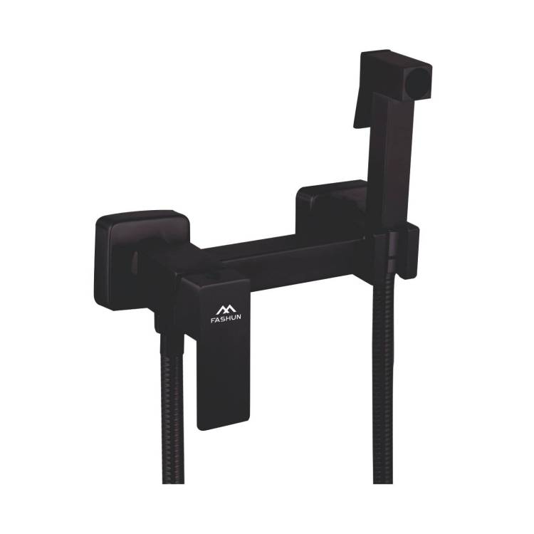 Гигиенический душ Fashun A57504-7 черный, со смесителем