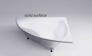 Ванна из искусственного камня Астра-Форм Виена 150x150 Solid Surface, белая матовая
