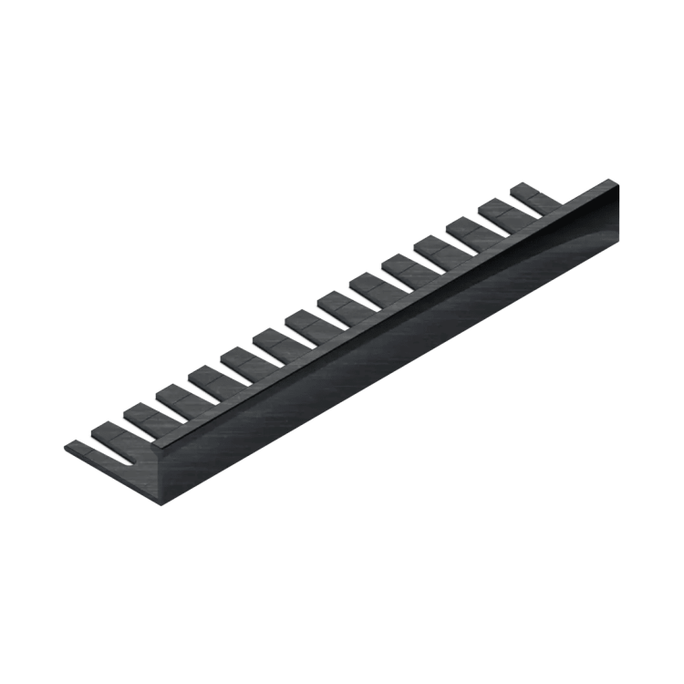 Профиль L-образный гибкий Neexy pv06-46 BBL-D черный блестящий браш 270x1.25x2.15