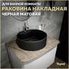 Раковина Teymi Lina S T50192 40 см, черная матовая