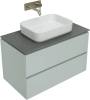 Тумба под раковину Allen Brau Infinity 85 274096 рapyrus белый матовый фото 8