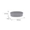 Мыльница Fixsen Round Gray FX-453-4 серая фото 2