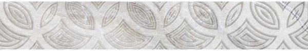 Бордюр Beryoza Ceramica Камелот Серый 9.5x60