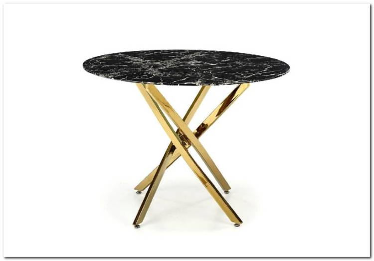 Стол обеденный Halmar Raymond 2 V-CH-RAYMOND_2-ST-CZARNY_ZLOTY черный мрамор/золотой