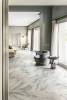 Керамическая плитка Marazzi Italy Fabula MP9P Travertino Cross Bianco Gentle 3D str 33x100 фото 4