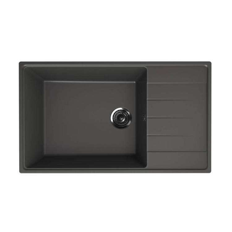 Кухонная мойка Ulgran Quartz Prima 860-09 мокрый асфальт