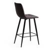 Стул полубарный Tetchair Chilly (mod. 7095пб ) 19657 темно-серый, черный фото 3