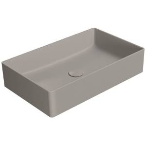 Раковина GSI Kube X 945305 60 см, серо-бежевая матовая