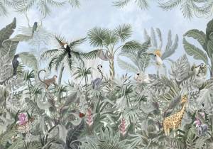 3D Фотообои Artegrafico «Полдень в тропиках» FN-029 акварель